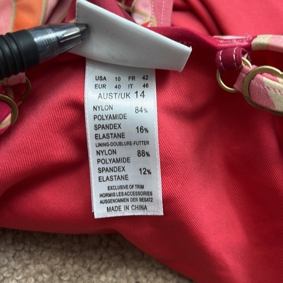 JETS Adagio Tank One Piece Rosewood Swimsuit - Picture 8 of 9